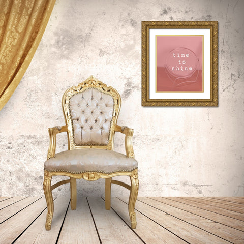 Shine Gold Ornate Wood Framed Art Print with Double Matting by Phillip, Jamie