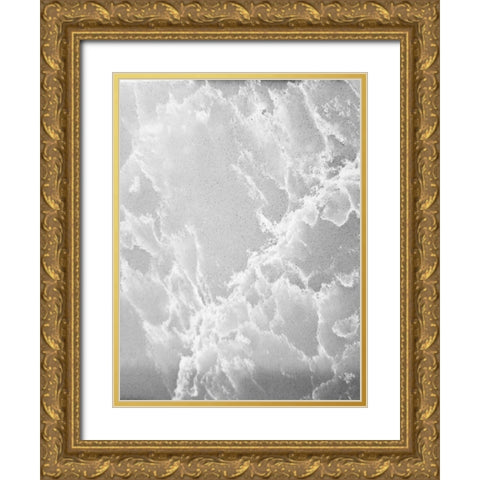 Lightning Tile Gold Ornate Wood Framed Art Print with Double Matting by Phillip, Jamie