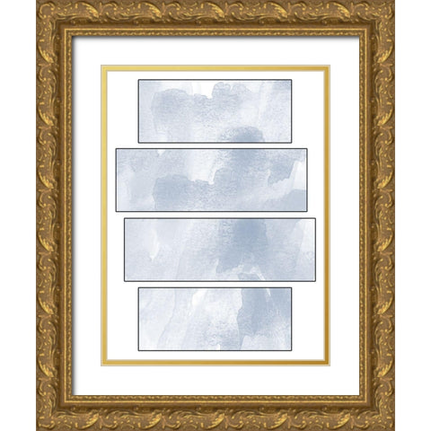 Abstract Box 2 Gold Ornate Wood Framed Art Print with Double Matting by Phillip, Jamie