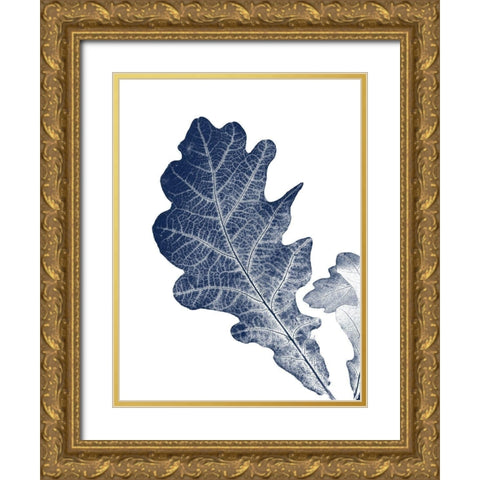 True Blue Gold Ornate Wood Framed Art Print with Double Matting by Phillip, Jamie