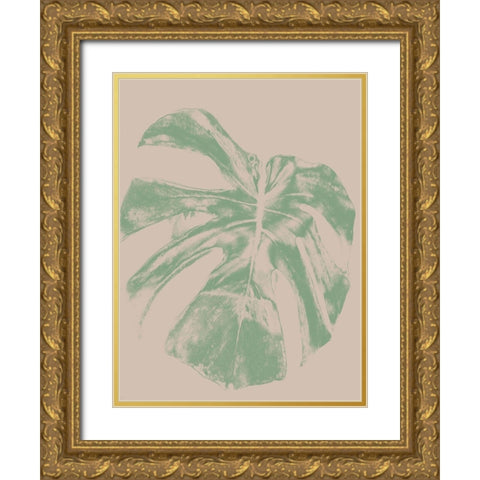 Marquis Palm Gold Ornate Wood Framed Art Print with Double Matting by Phillip, Jamie