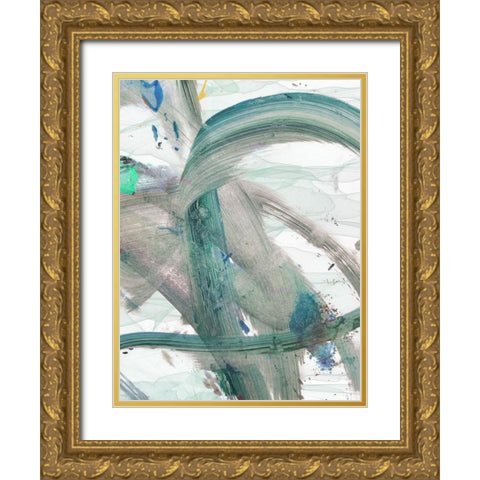 Studio J 1 Gold Ornate Wood Framed Art Print with Double Matting by Phillip, Jamie