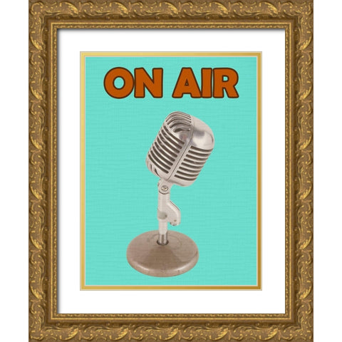 On Air Gold Ornate Wood Framed Art Print with Double Matting by Phillip, Jamie