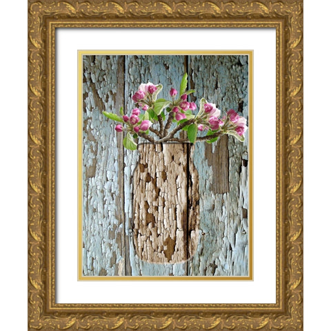 Planted Gold Ornate Wood Framed Art Print with Double Matting by Phillip, Jamie
