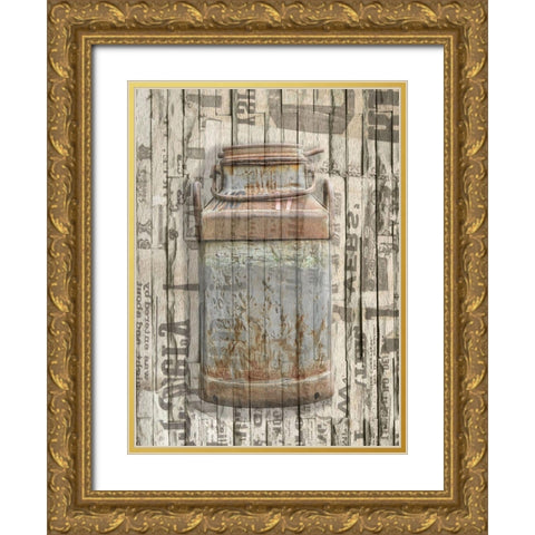 Farm and Garden Gold Ornate Wood Framed Art Print with Double Matting by Phillip, Jamie