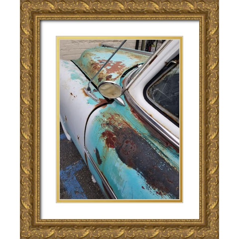 Race Track 2 Gold Ornate Wood Framed Art Print with Double Matting by Phillip, Jamie