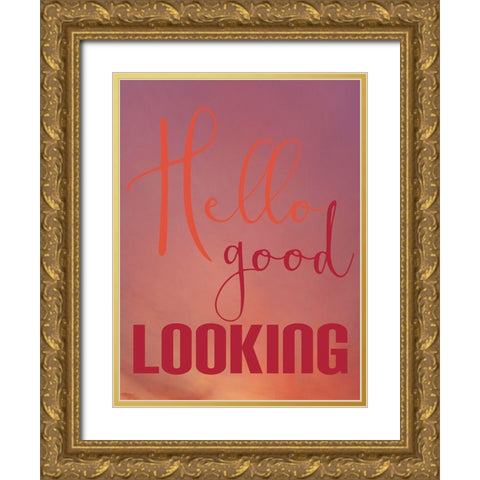 Good Looking Gold Ornate Wood Framed Art Print with Double Matting by Phillip, Jamie