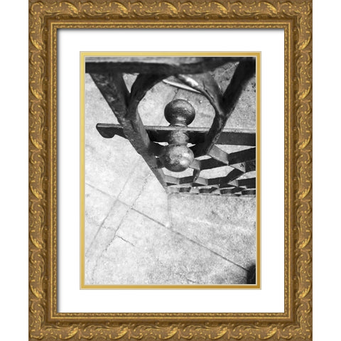 Gate Gold Ornate Wood Framed Art Print with Double Matting by Phillip, Jamie