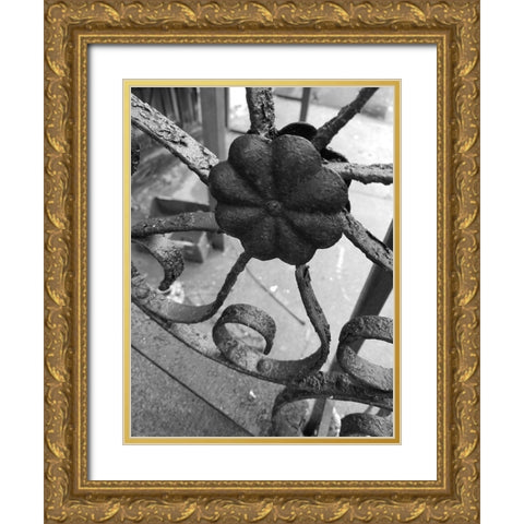 Gate 2 Gold Ornate Wood Framed Art Print with Double Matting by Phillip, Jamie