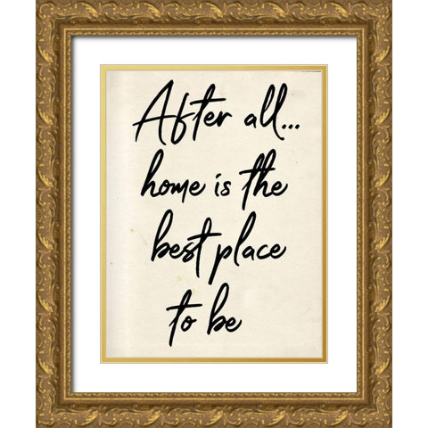 Wonderstruck Home Gold Ornate Wood Framed Art Print with Double Matting by Phillip, Jamie