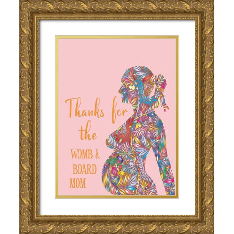 Mother 5 Gold Ornate Wood Framed Art Print with Double Matting by Phillip, Jamie