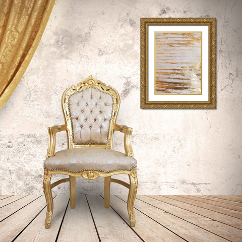 Golden Creation 2 Gold Ornate Wood Framed Art Print with Double Matting by Phillip, Jamie