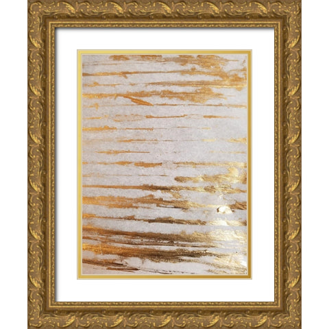 Golden Creation 2 Gold Ornate Wood Framed Art Print with Double Matting by Phillip, Jamie