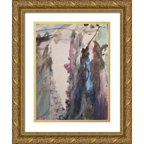 Aley 2 Gold Ornate Wood Framed Art Print with Double Matting by Phillip, Jamie