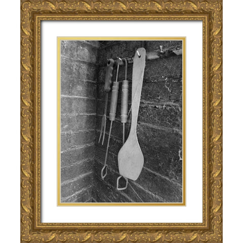 Old Cook House 2 Gold Ornate Wood Framed Art Print with Double Matting by Phillip, Jamie