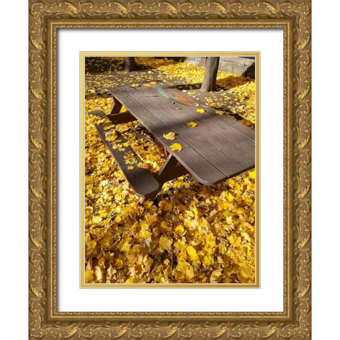 Silent Nature 6 Gold Ornate Wood Framed Art Print with Double Matting by Phillip, Jamie