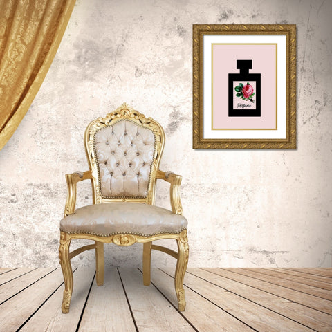 Perfume Gold Ornate Wood Framed Art Print with Double Matting by Phillip, Jamie