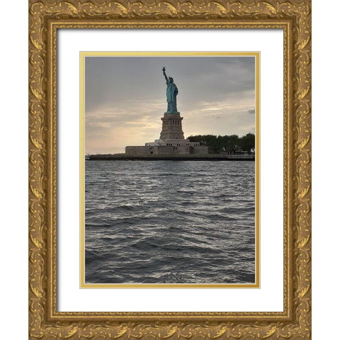 Stat 1 Gold Ornate Wood Framed Art Print with Double Matting by Phillip, Jamie