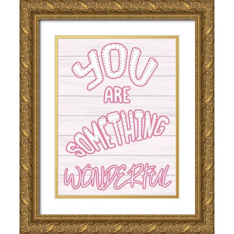 Special Gold Ornate Wood Framed Art Print with Double Matting by Phillip, Jamie