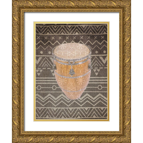 Ethnic 1 Gold Ornate Wood Framed Art Print with Double Matting by Phillip, Jamie