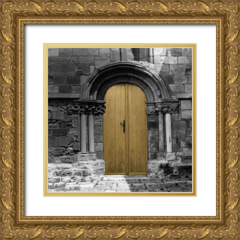 Golden Entrance Gold Ornate Wood Framed Art Print with Double Matting by Phillip, Jamie
