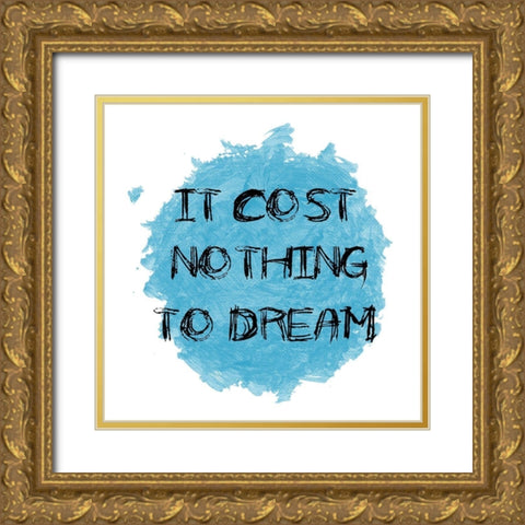 To Dream Gold Ornate Wood Framed Art Print with Double Matting by Phillip, Jamie