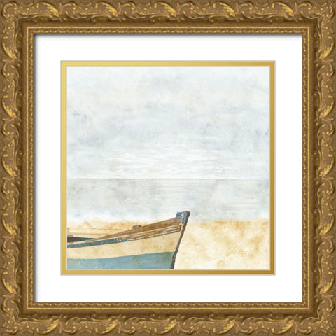 St Patricks Bay Gold Ornate Wood Framed Art Print with Double Matting by Phillip, Jamie