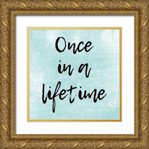 In a Lifetime Gold Ornate Wood Framed Art Print with Double Matting by Phillip, Jamie