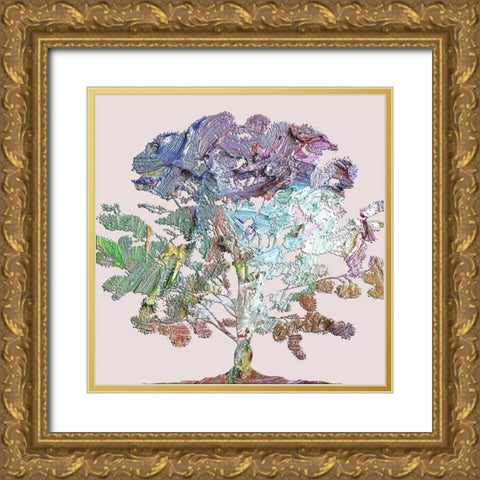 Painted Tree Gold Ornate Wood Framed Art Print with Double Matting by Phillip, Jamie
