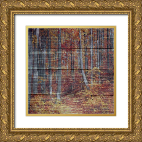 Landscape Gold Ornate Wood Framed Art Print with Double Matting by Phillip, Jamie