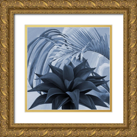 Tropical Floral 3 Gold Ornate Wood Framed Art Print with Double Matting by Phillip, Jamie