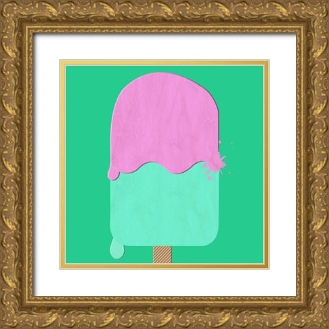 Pop Pop Pop Gold Ornate Wood Framed Art Print with Double Matting by Phillip, Jamie