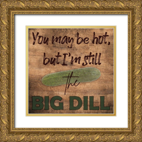 Kitchen Talk 2 Gold Ornate Wood Framed Art Print with Double Matting by Phillip, Jamie