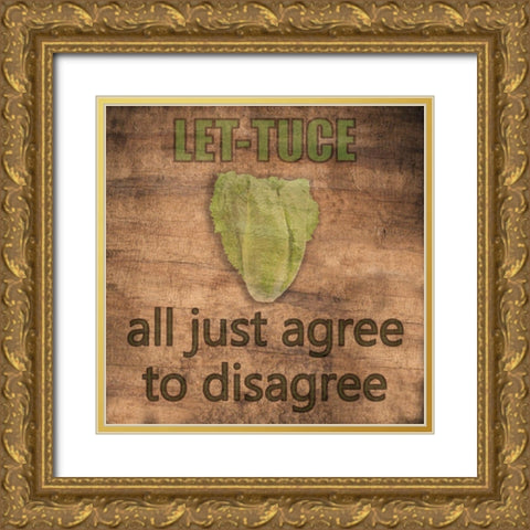 Kitchen Talk 6 Gold Ornate Wood Framed Art Print with Double Matting by Phillip, Jamie