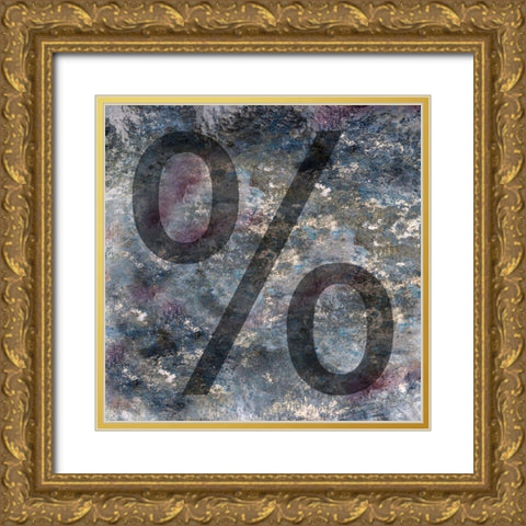 Symbol 2 Gold Ornate Wood Framed Art Print with Double Matting by Phillip, Jamie