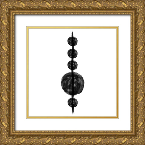 Tapioca Gold Ornate Wood Framed Art Print with Double Matting by Phillip, Jamie