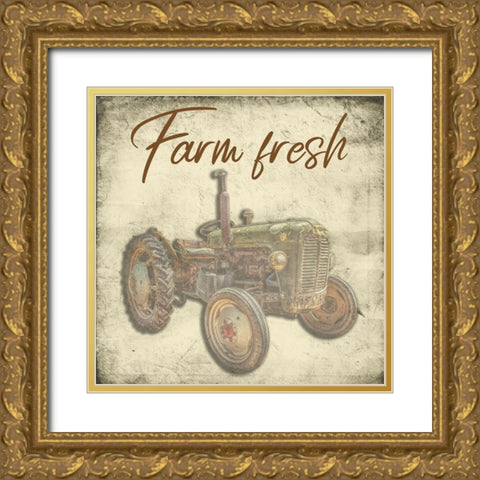 Fresh Gold Ornate Wood Framed Art Print with Double Matting by Phillip, Jamie