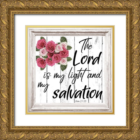 My Salvation Gold Ornate Wood Framed Art Print with Double Matting by Phillip, Jamie