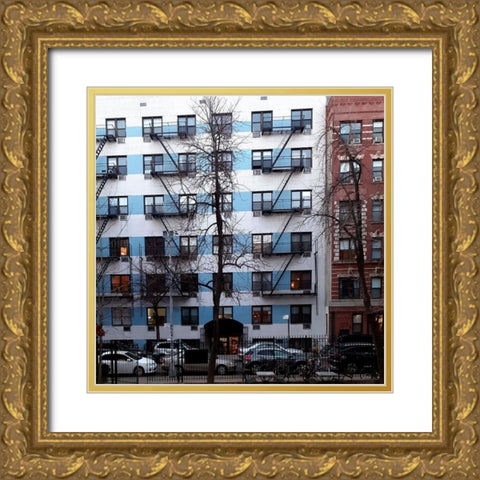 Inovation 1 Gold Ornate Wood Framed Art Print with Double Matting by Phillip, Jamie