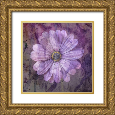 Watercolor Love 1 Gold Ornate Wood Framed Art Print with Double Matting by Phillip, Jamie