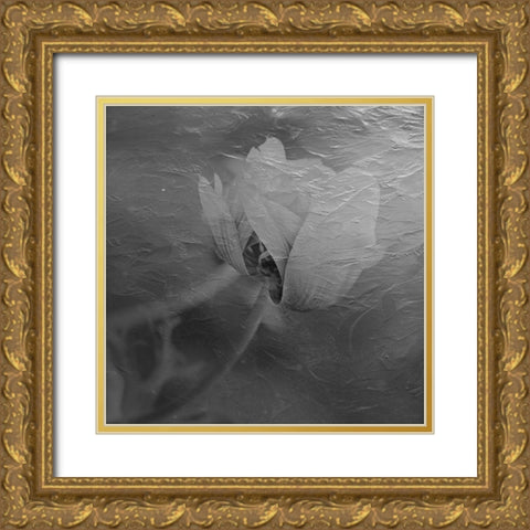 Paint Textured Rose Gold Ornate Wood Framed Art Print with Double Matting by Phillip, Jamie