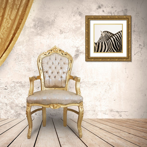 Savana Gold Ornate Wood Framed Art Print with Double Matting by Phillip, Jamie