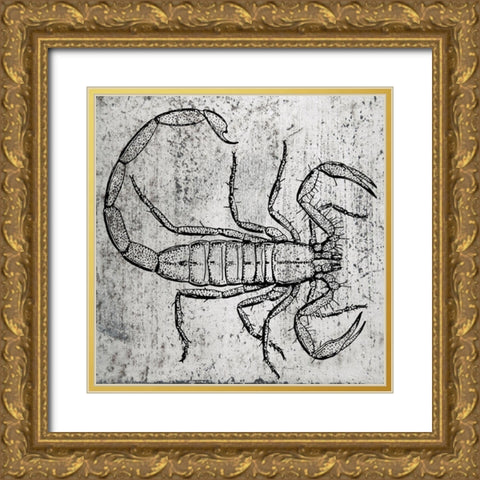 Spring Bug 1 Gold Ornate Wood Framed Art Print with Double Matting by Phillip, Jamie