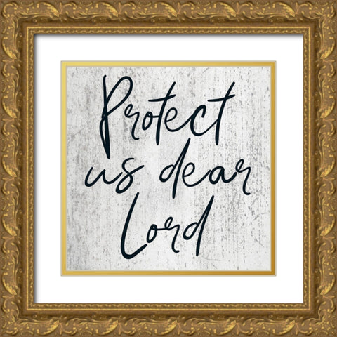 Dear Lord Gold Ornate Wood Framed Art Print with Double Matting by Phillip, Jamie
