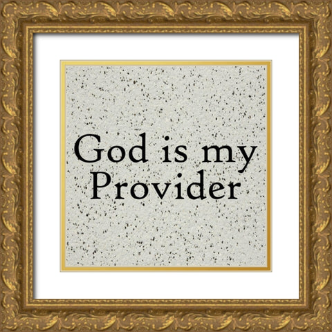 God Gold Ornate Wood Framed Art Print with Double Matting by Phillip, Jamie