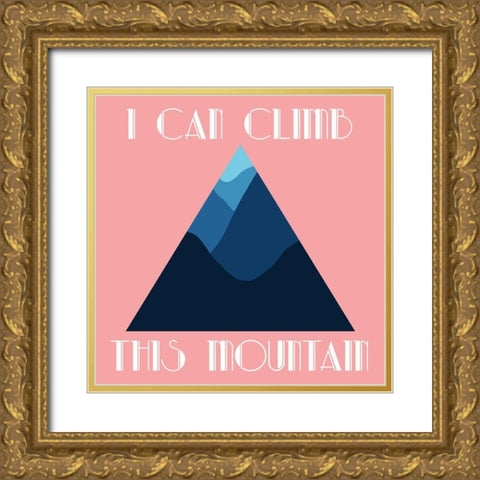 Mountain Gold Ornate Wood Framed Art Print with Double Matting by Phillip, Jamie