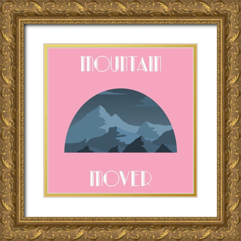 Mountain Mover Gold Ornate Wood Framed Art Print with Double Matting by Phillip, Jamie