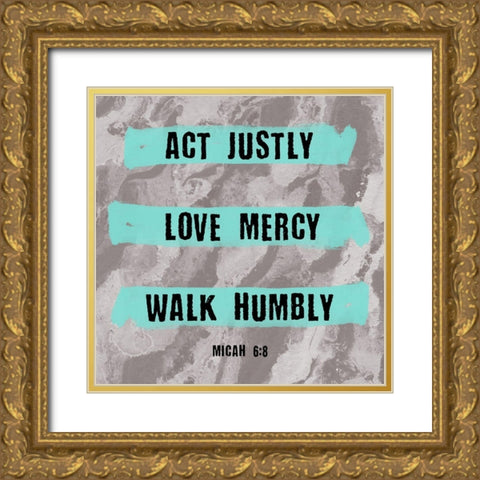 Love Gold Ornate Wood Framed Art Print with Double Matting by Phillip, Jamie