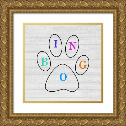 Bingo Gold Ornate Wood Framed Art Print with Double Matting by Phillip, Jamie