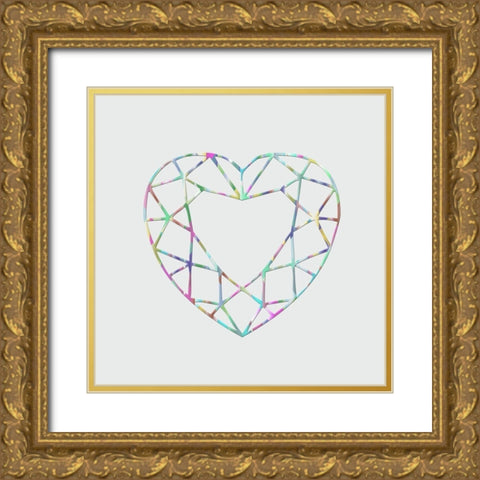 Prismaheart Gold Ornate Wood Framed Art Print with Double Matting by Phillip, Jamie